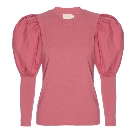 NATION LTD • Daniella Combo Party Tee in Geranium - Picture 3 of 13